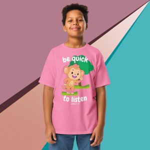 Alternative view of Be quick to listen - Youth classic tee