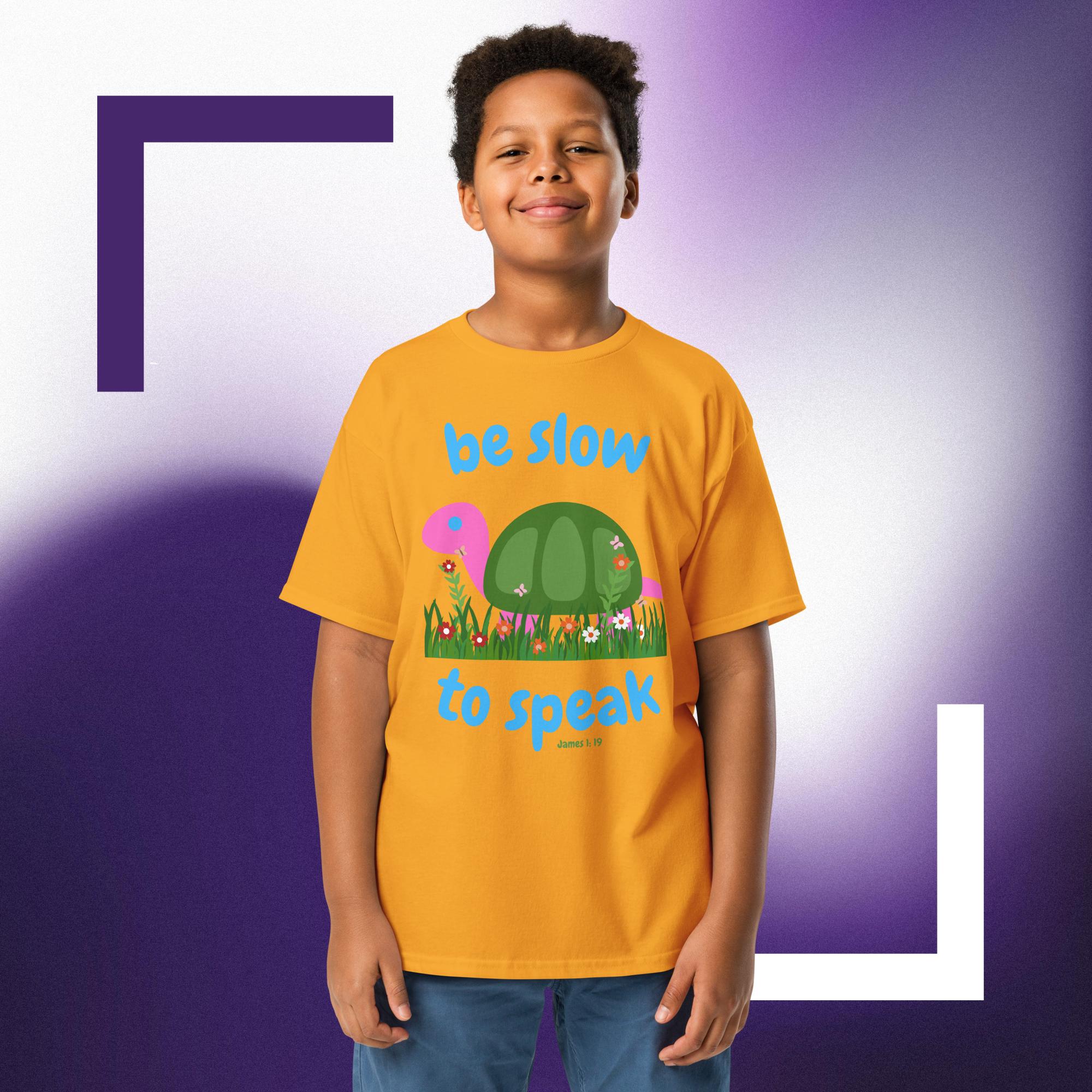 Be slow to speak - Youth classic tee - Image 3