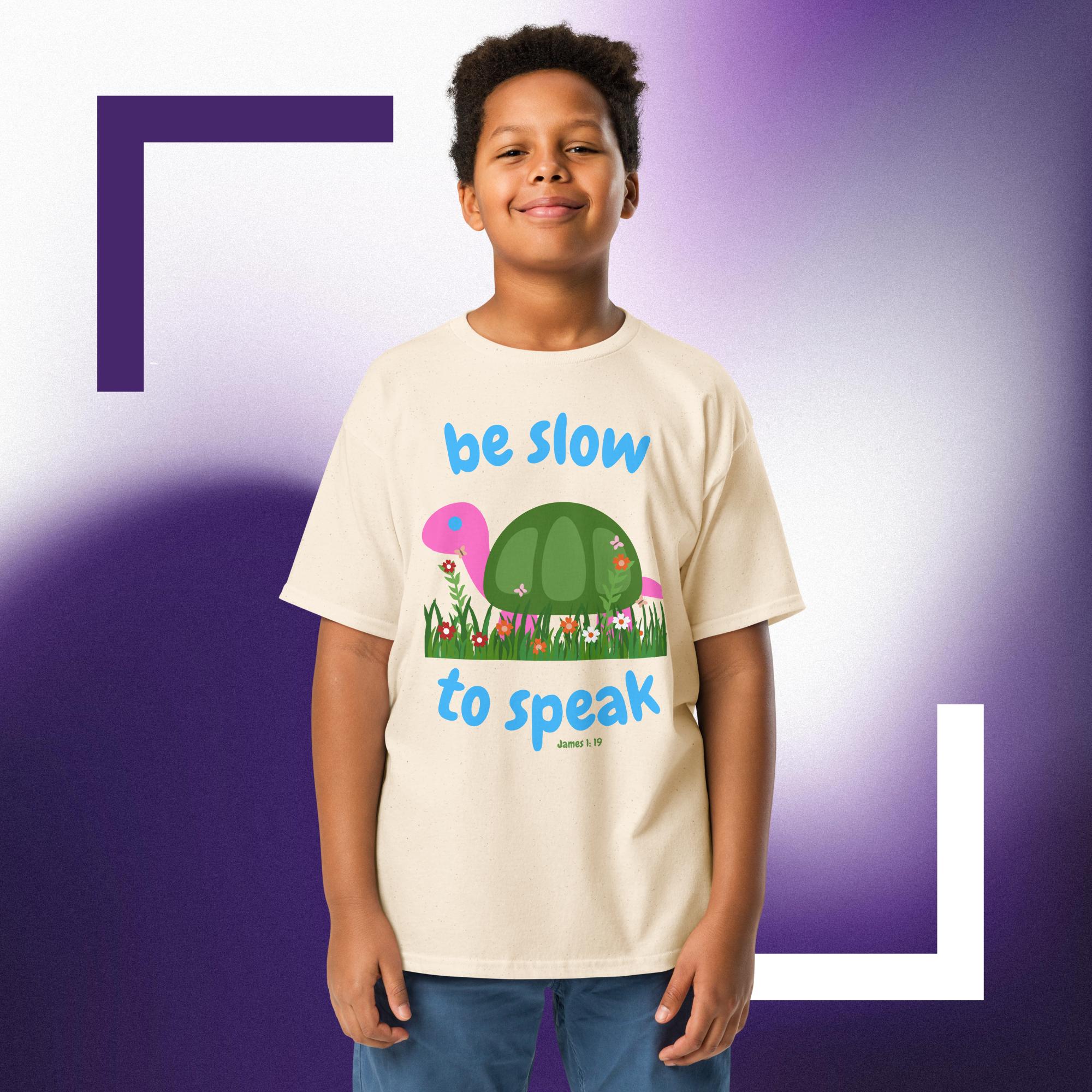 Be slow to speak - Youth classic tee - Image 4