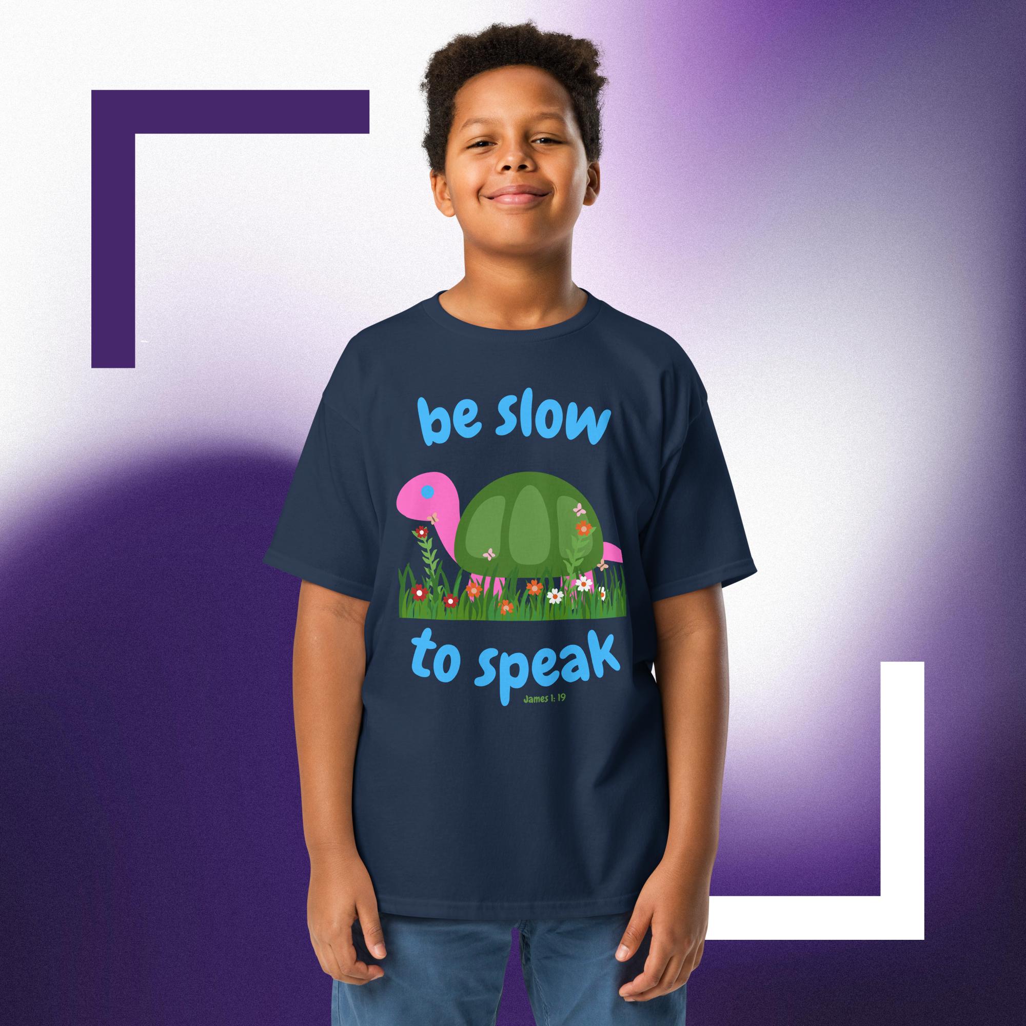 Be slow to speak - Youth classic tee - Image 5