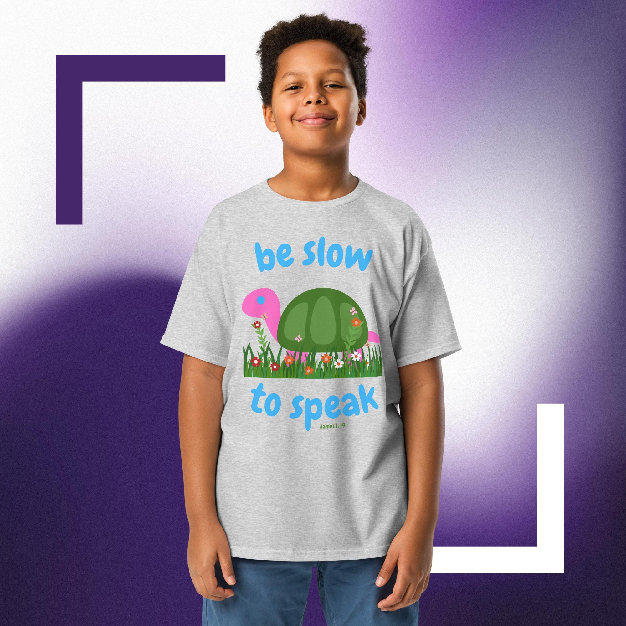 Be slow to speak - Youth classic tee - Image 8